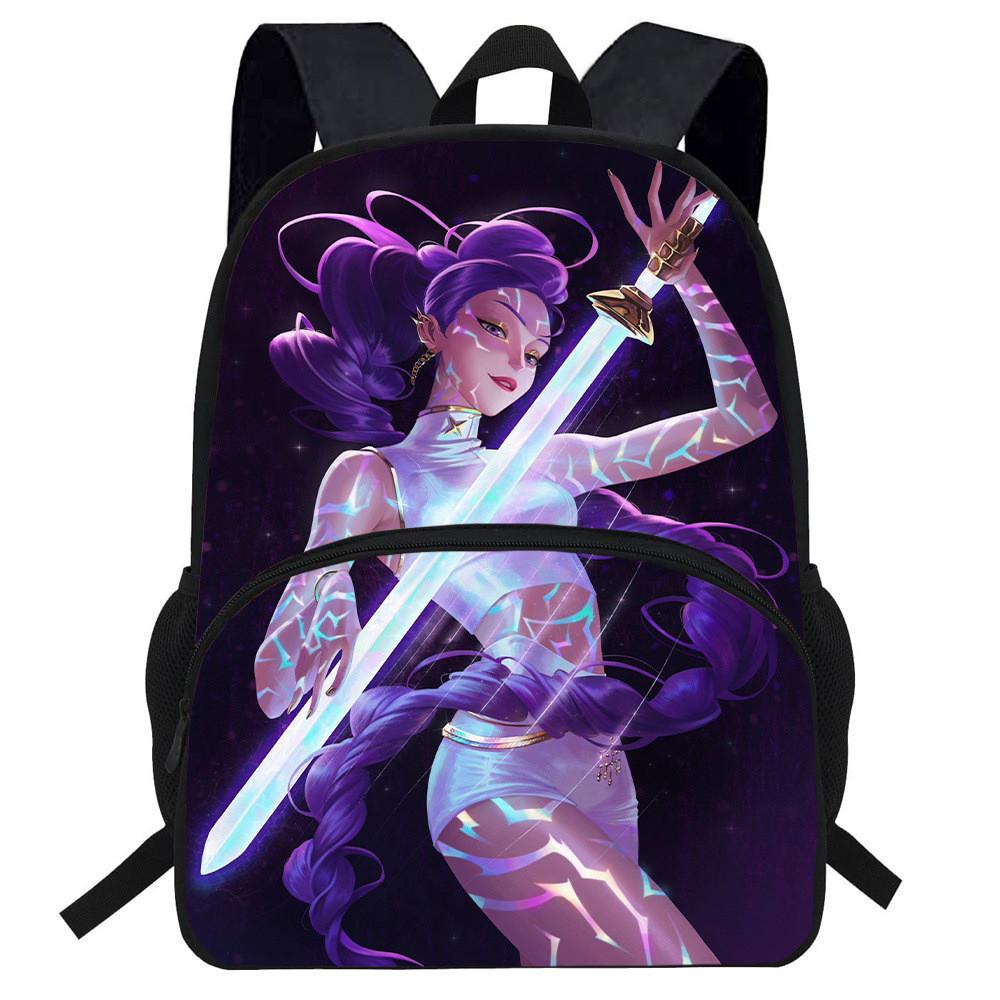 Hunters Demon Kpop Cartoon School Backpack Durable Material Anti Shock Students