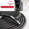 2/5M Car Door Anti Collision Strip with Steel Disc Bumper Trim Edge Scratch Protector Strip Sealing Guard Styling Car Decor