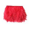 8-10 Ostrich Feather Cloth Edge Colorful Ostrich Hair Dress Performance Accessories Diy Decorative Material Feather Cloth Edge