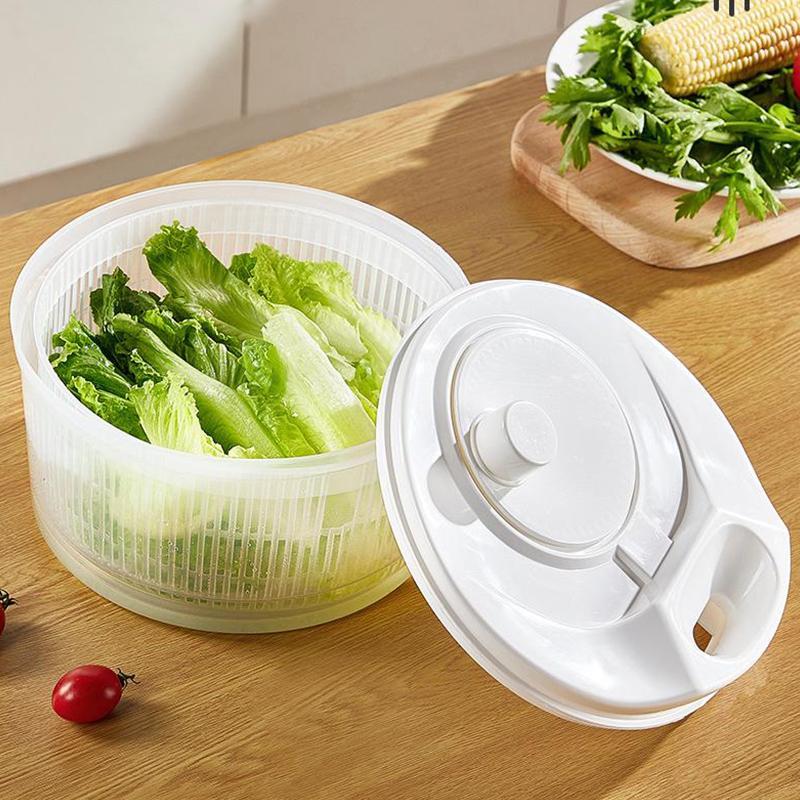 §Multifunction Manual Salad Spinner Dryer Vegetable Fruit Food Dehydrator Quick Drying Kitchen Household Vegetable Dehydrator