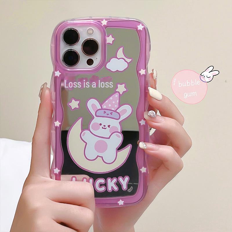 

Zhitai Cartoon Mirror Lace iPhone 14 Pro Case, Cute XS 13 678 Plus. iPhone 12/12 Pro