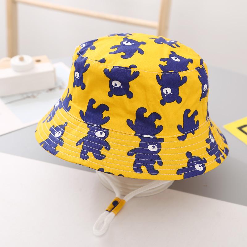 Fisherman's Hat for Children, Summer Sun Protection, Thin Style for Boys, Large Brim, Wide Brim, Cute Korean Style for Girls