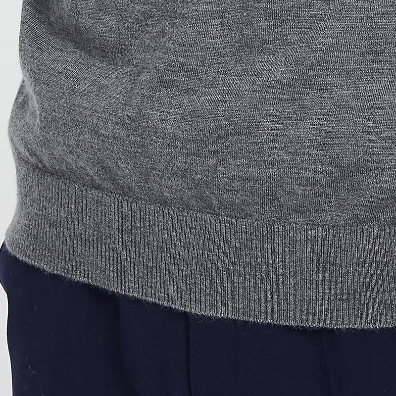 Hengyuanxiang Men's Fine Spun Cashmere Lapel Sweater