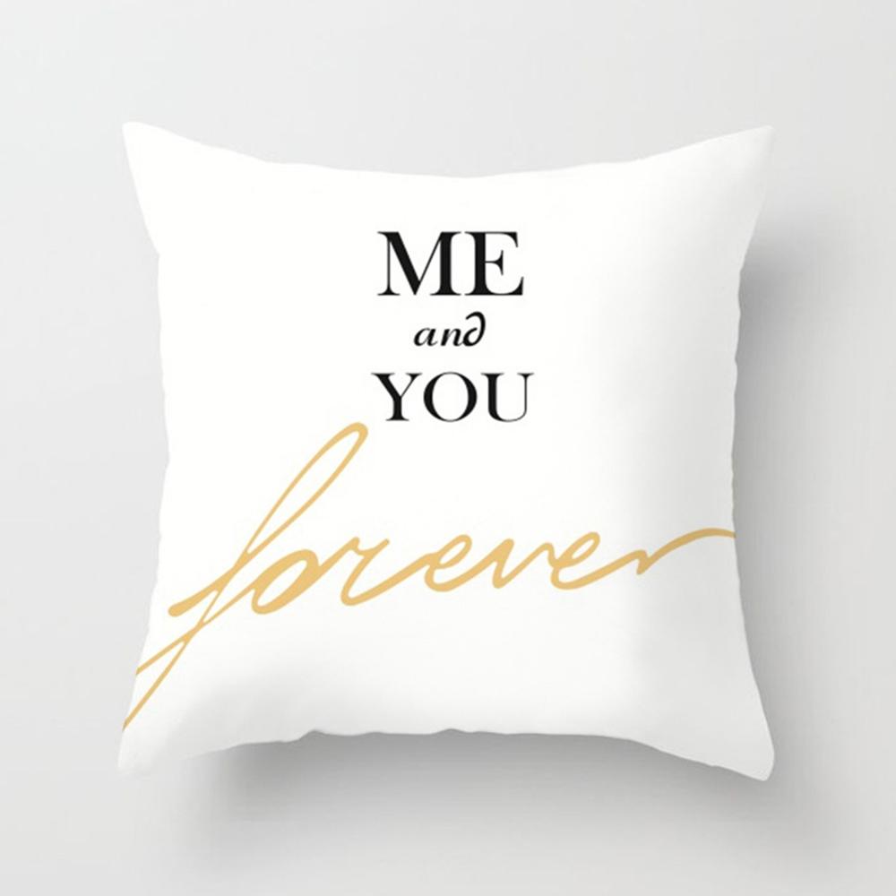 60x60cmNew Fashion Decorative Pillowcase Black/White Geometric Throw Cover Pillow Case Cushion For Living Room Square Home Decor