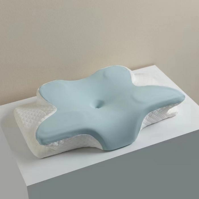 Memory Foam Pillows Butterfly Shaped Relaxing Cervical Slow Rebound Neck Pillow Pain Relief Sleeping Orthopedic Pillow Beding