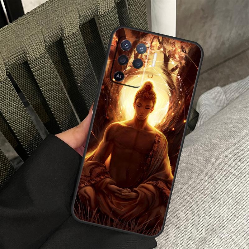 Buddha Case For Oppo A80 A60 A40 A94 A54 A98 A78 A18 A38 A58 A16 A76 A96 A17 A77 A74 A57S A15 Cover