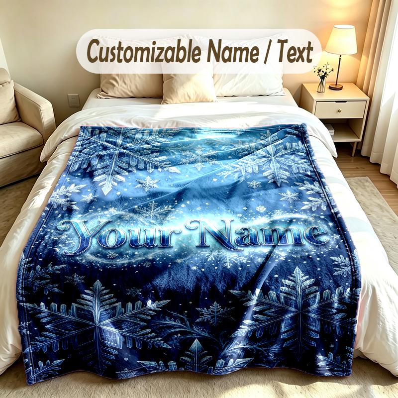 Fantasy Magie Thema Individuelle Decke Personalisierter Name & Text Maßgeschneiderte Weiche Warme Überwurfdecke Heimdekoration