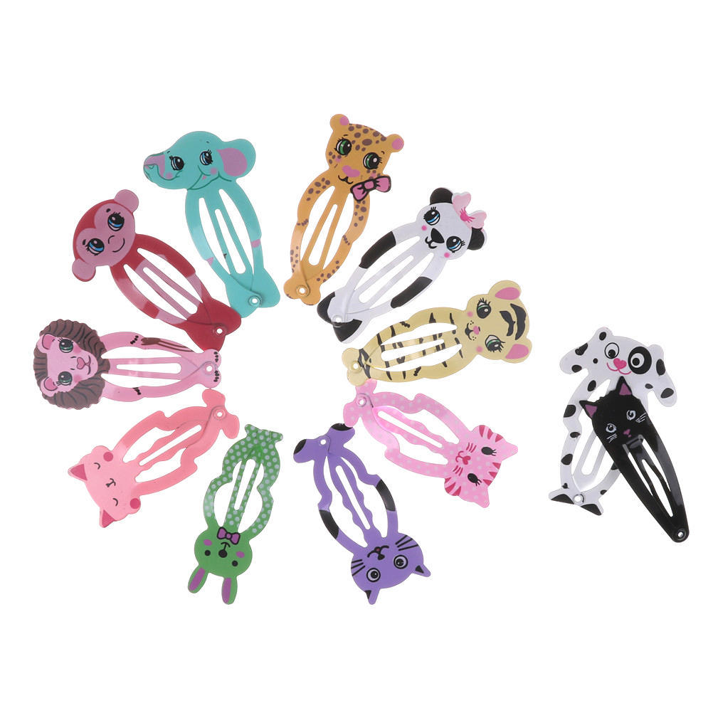6pcs Fille Animal Hairpin Headwear Kid Barrettes Accessoires cheveux I 6pcs Fille Animal Hairpin Headwear Kid Barrettes Accessoires cheveux I