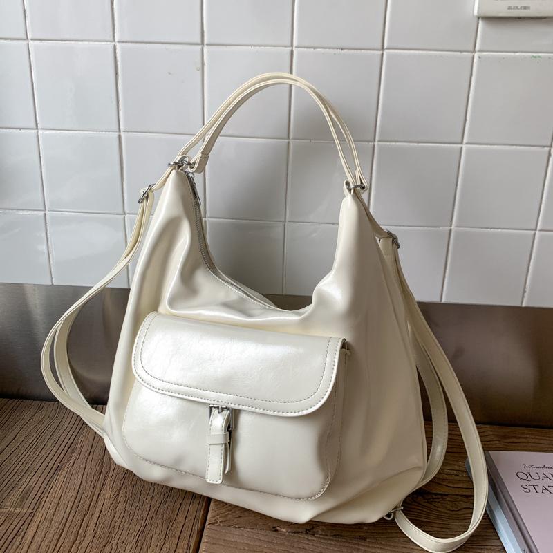 Commuter Tote Bag Women's Large-capacity Casual Single-shoulder Crossbody Bag High Appearance Level Backpack