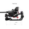 Universal MTB Oil Disc Brake Left Right BL BR MTB E-bike Disc Brake Set Kit Active Lock Ring Hydraulic Pulling Brake System