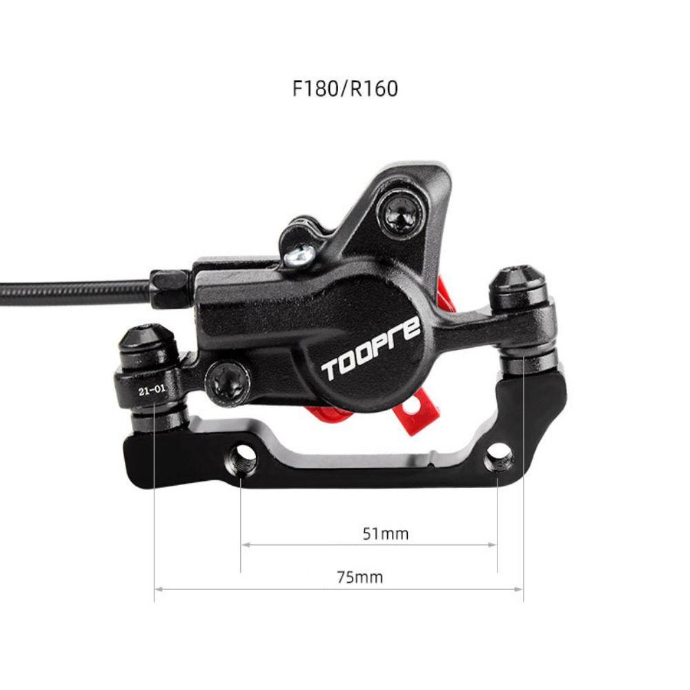 Universal MTB Oil Disc Brake Left Right BL BR MTB E-bike Disc Brake Set Kit Active Lock Ring Hydraulic Pulling Brake System