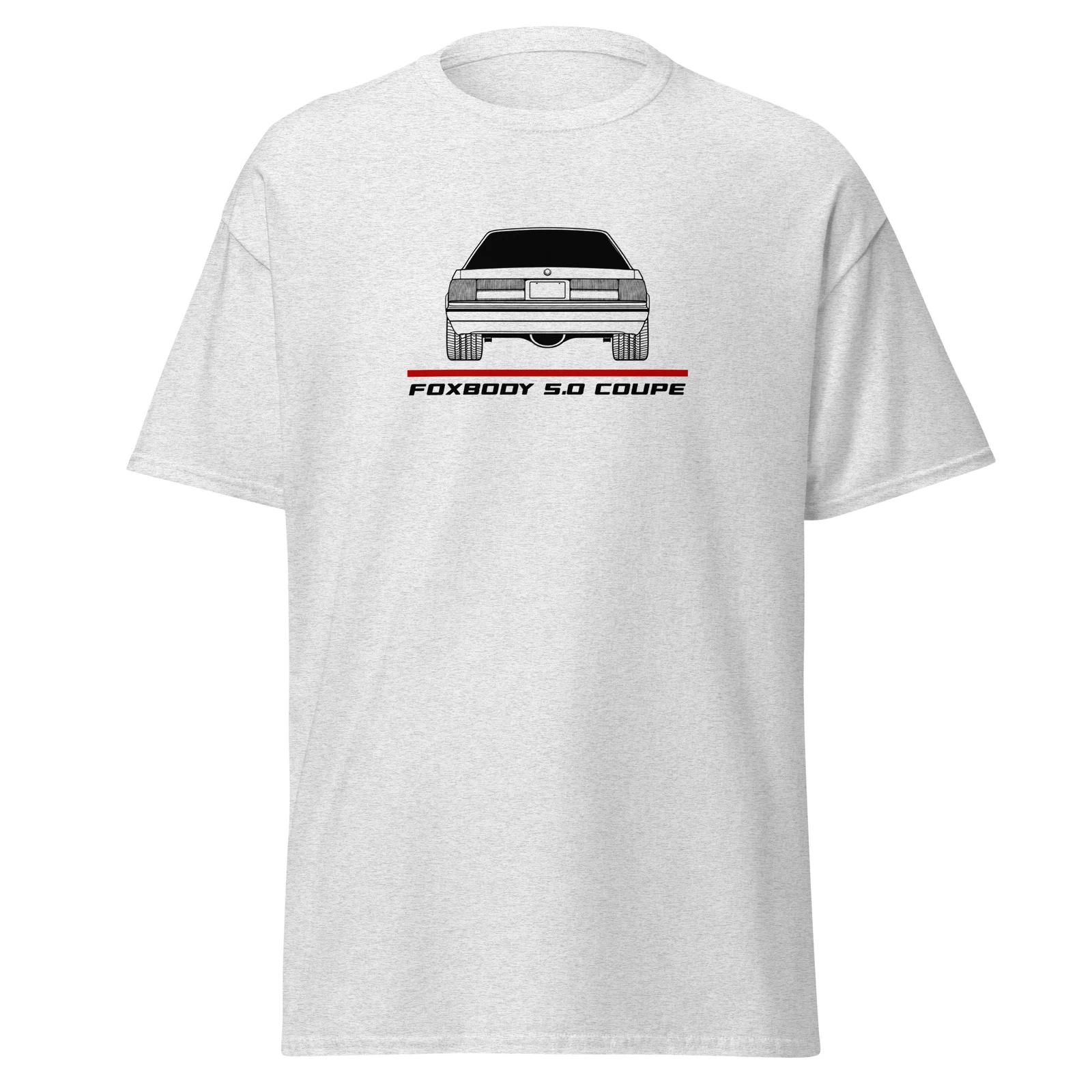 Premium T-Shirt For Ford Mustang Coupe 5.0 Foxbody Car Fans Birthday Gift Tee 3XL