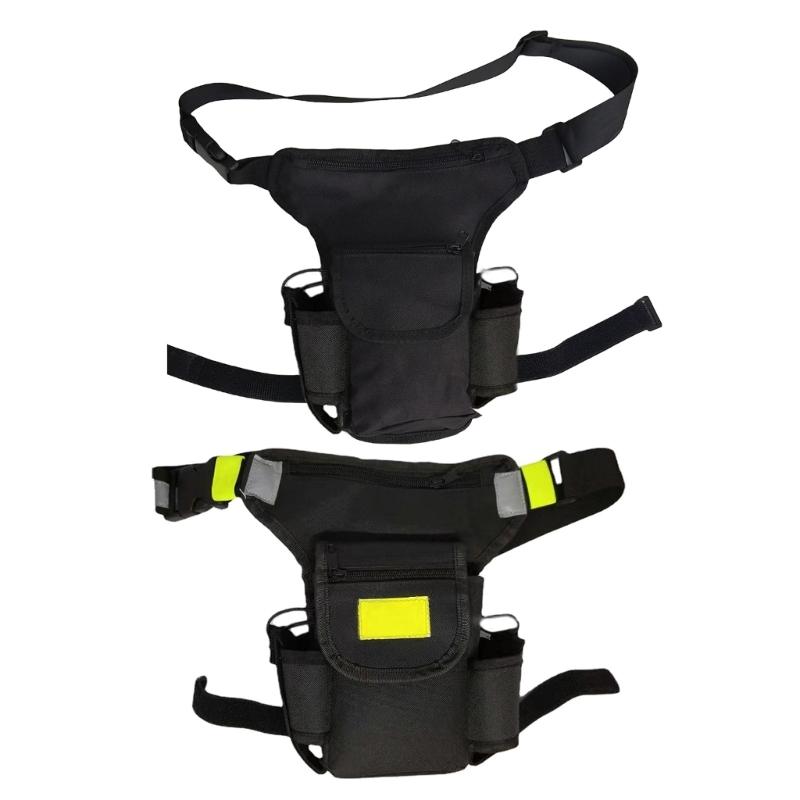 Oxford Cloth Two Way Radio Carry Bag Adjustable Camping Hiking Thigh Pouch Tactically Drop Leg Outdoor Slings Bags