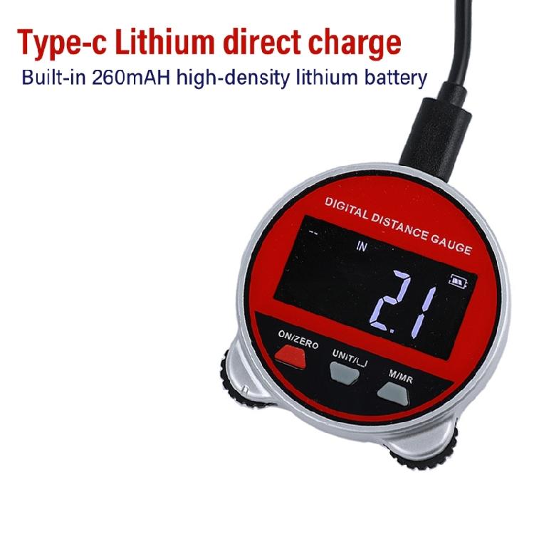 Digital Tape Measure, Electronic Rolling Ruler Distance Rolling Measuring Tool Rechargeable Length Measurement
