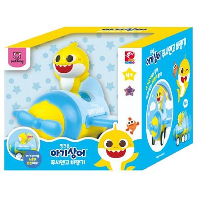 Kórejské detské hračky Pinkfong Baby Shark Push and Go Airplane
