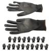 10 Pairs Work Gloves PU Coated Anti Static Safety Working Accessory Tool Set Kit 9L