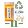 Fresh Anti-Slide Design, 2Pcs For Meds Bottles Pill Reminder, Reusable Medication Tracker, Arthritis-Friendly Pill Tracker