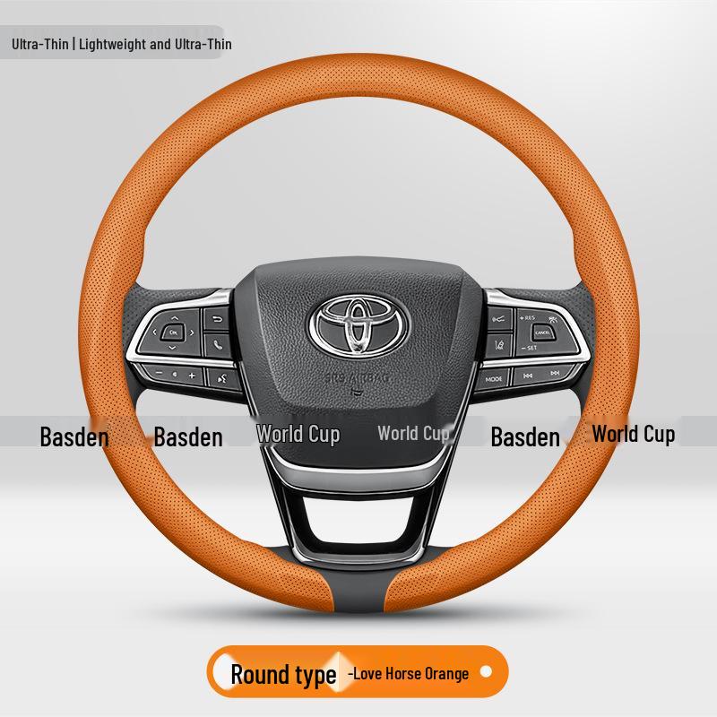 Toyota Steering Wheel Cover for Wildlander, Levin, Avalon, Corolla, Rui Rongfang, Crown, and Camry.