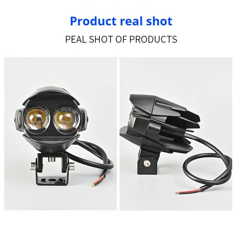 A16P-Motorcycle And Truck 3-Inch LED Fog Work Lights 6000K/3500K For Off-Road And On-Road Use