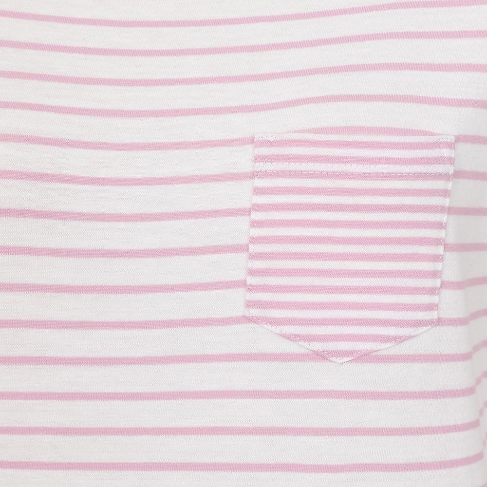 Lazy Jacks Womens/Ladies Striped Rolled Sleeves T-Shirt