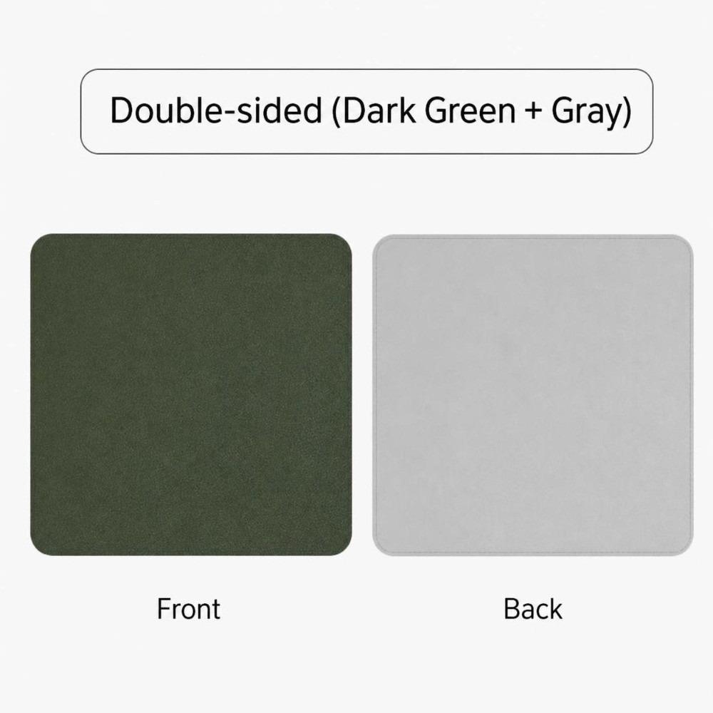 Front and Back Color Matching Leather Mouse Pad Writing Mat Laptop Table Mat  Home