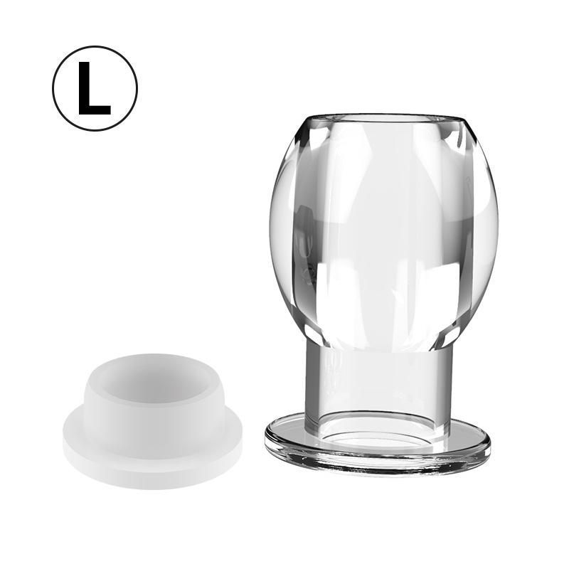 Hollow Anal Plug Anal Extender Dilator Butt Plug Peep Vagina and Aual Enema Sex Toys for Men Gay Sex Products Plug with