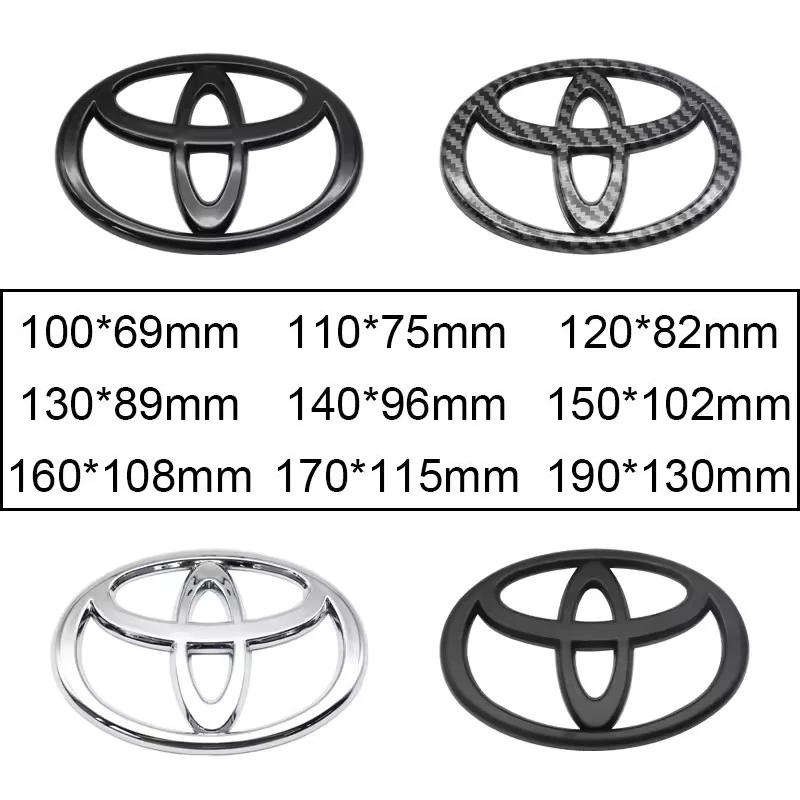Do Toyoty 2026 Nowe Kołpaki 3D Seria z Logo Samochodu Przednia Grill Osłona Silnika Emblemat Maski Tylny Bumper Bagażnika Odznaka Do Toyota Cor