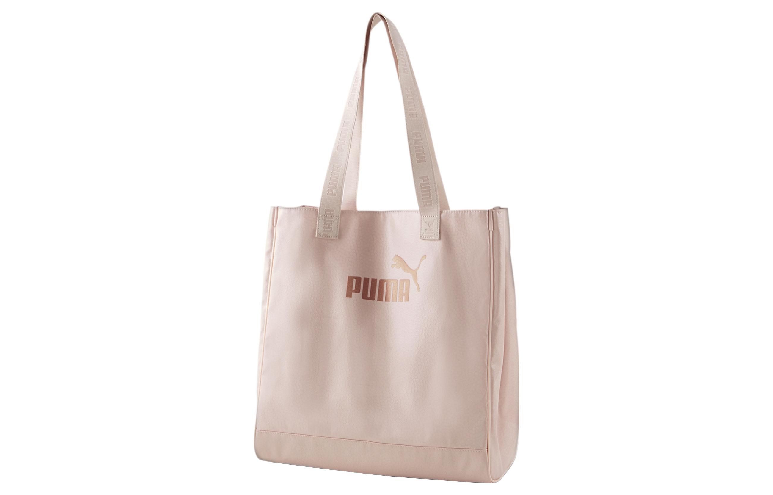 PUMA Polyester Tote Bag, Shopping Bag, Shoulder Bag, Handbag Regular Women s Pink 078301-03