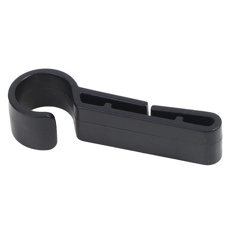 10Pcs Plastic Helmet Clips Attachment Head Light Clamps Black Set Headlamp Hook