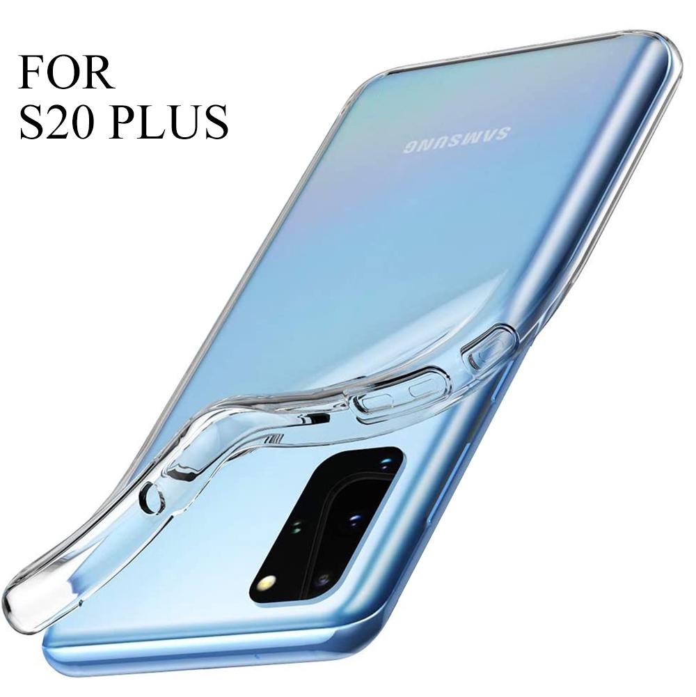 Ultra Thin Clear Silicone Case For Samsung Galaxy S23 S22 S21 S20 Ultra Plus FE Cover for Samsung Note 10 Plus 20 Ultra Funda