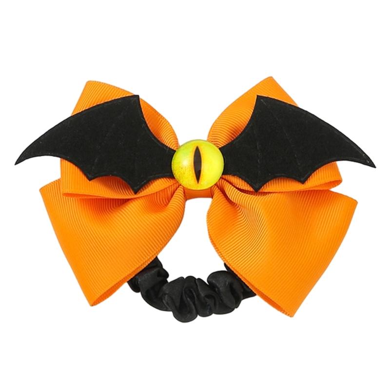 

Baby Girls Cute Devil Wing Scrunchies Rubber Bands Children Bowknot Hair Bands