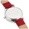 Fieldwork Lovely Analog Watch with Silver Leather Strap, GY044-4, Women's, Red
