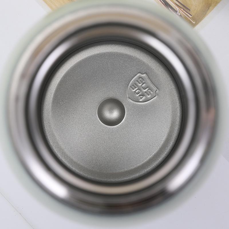 200/350ml Travel Stainless Steel Coffee Cup Thermal Mug Mini Cute Vacuum Drink Water Bottle One-button Opening Gift
