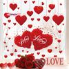 M-Heart Shaped Wall Window Stickers Valentine's Day Festive Party Wedding Atmosphere Decorations For Home Party Shop Restaurant