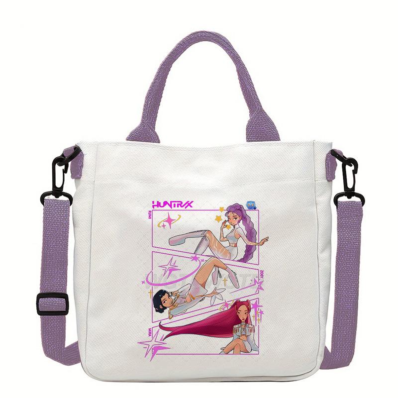 Witch Hunters Fashion Shoulder Bag Versatile Commuter Handbag Women's Large Capacity Canvas Handbag