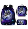 Backpack Unicorn Unicorn Animal Student School Bag, Digital Color Printing Animation Cartoon Backpack