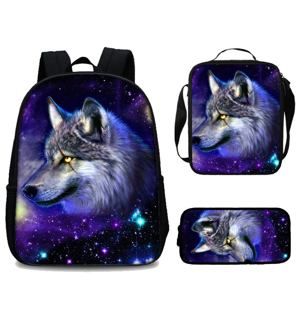 Backpack Unicorn Unicorn Animal Student School Bag, Digital Color Printing Animation Cartoon Backpack