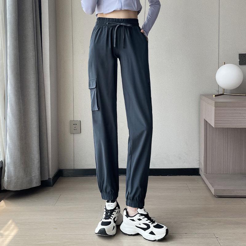 Women's Quick-Dry Sportswear Set: Summer 2024 Fitness Pants & Sun-Protection Running Gear