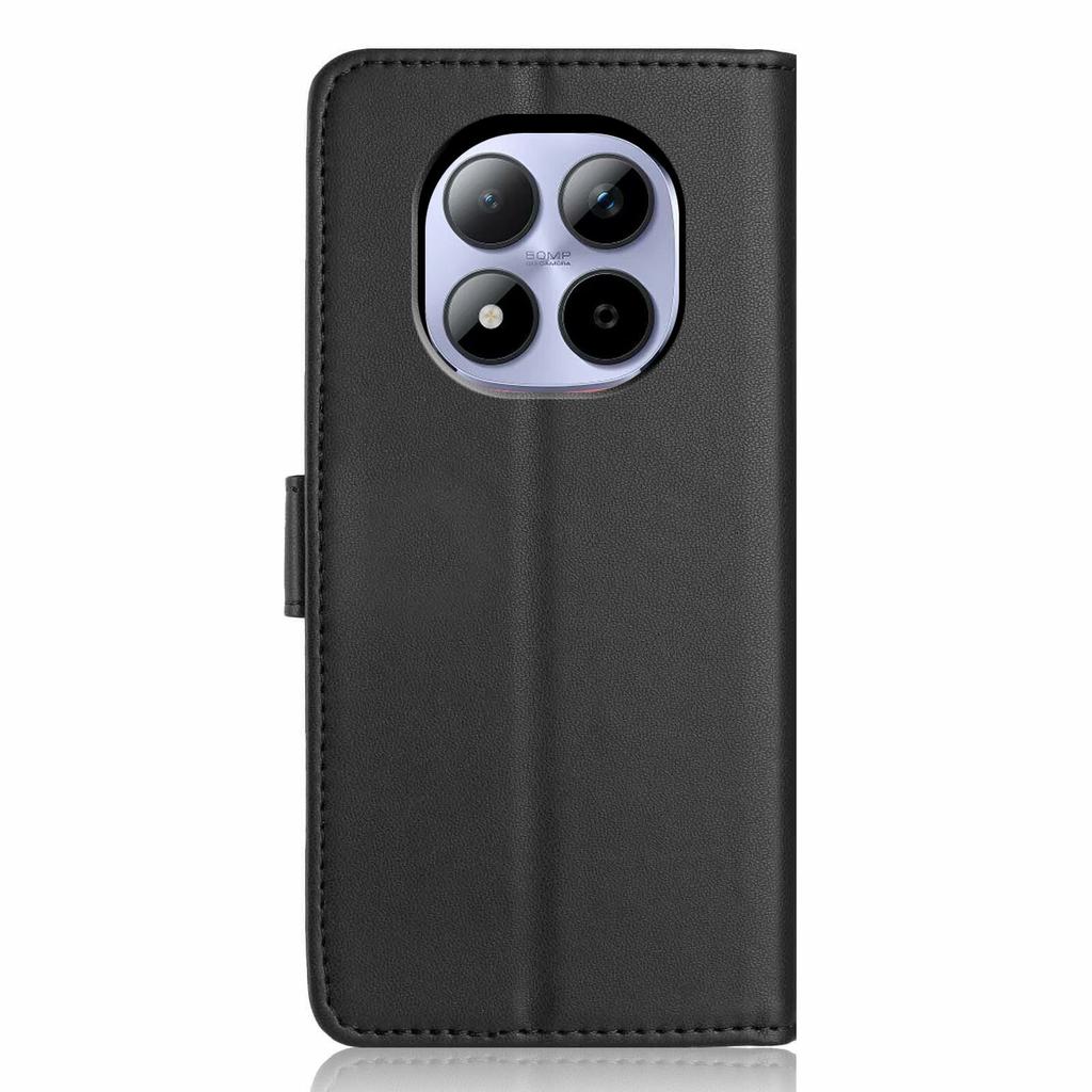 For Xiaomi Redmi Note 15 Pro 5G (Global) Wallet Case with Strap/Multiple Card Slots Solid Color Leather Stand Phone Cover