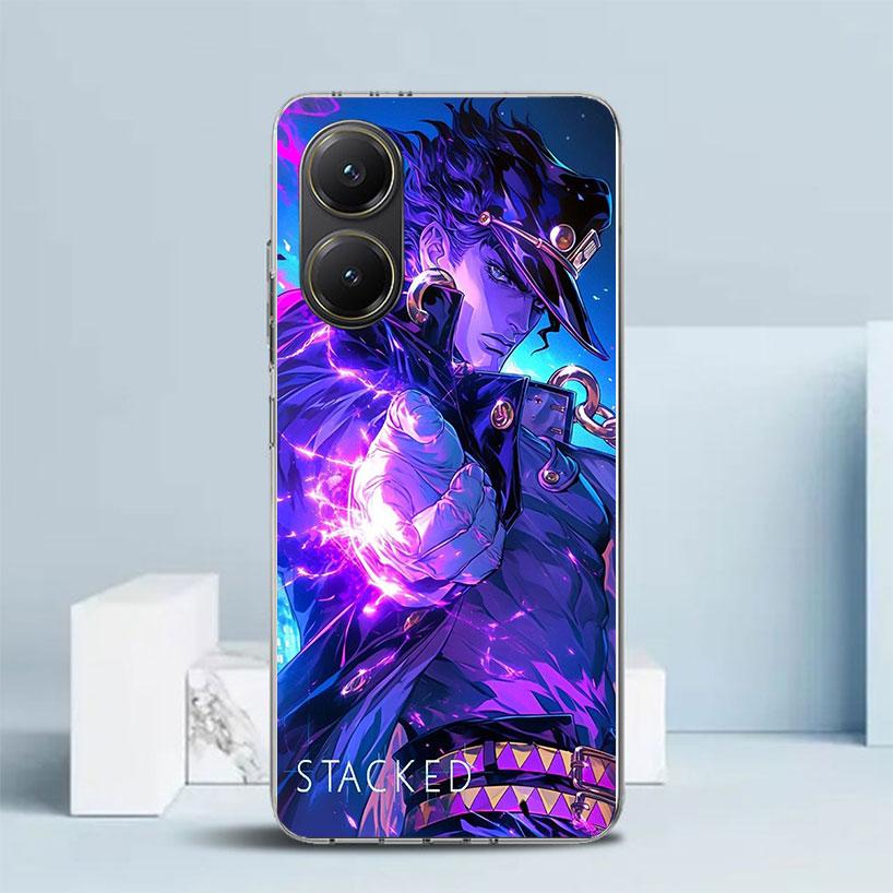 JoJo's Bizarre Adventure Kujo Jotaro Soft Cover for Xiaomi Poco F7 Ultra X7 X6 X5 Pro M7 Phone Case Redmi 15 15C 13 13C 12 12C 1