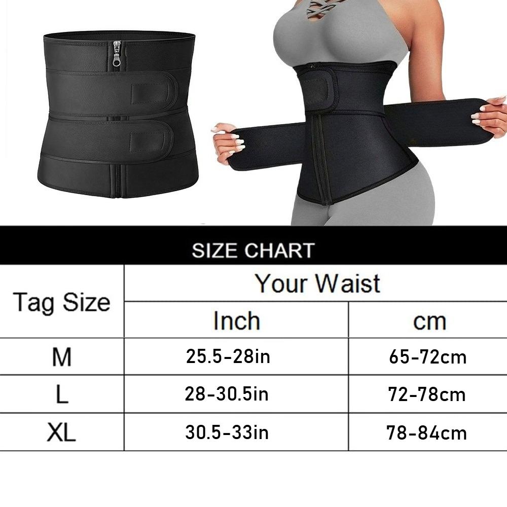 1Pcs Neoprene Sweat Waist Trainer Corset Trimmer Shaper Belt For Women Men Workout Fitness Back Support
