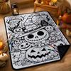 Kids Halloween Drawing with Brushes, 70 Cm, Parent-Child Coloring Blanket for Children