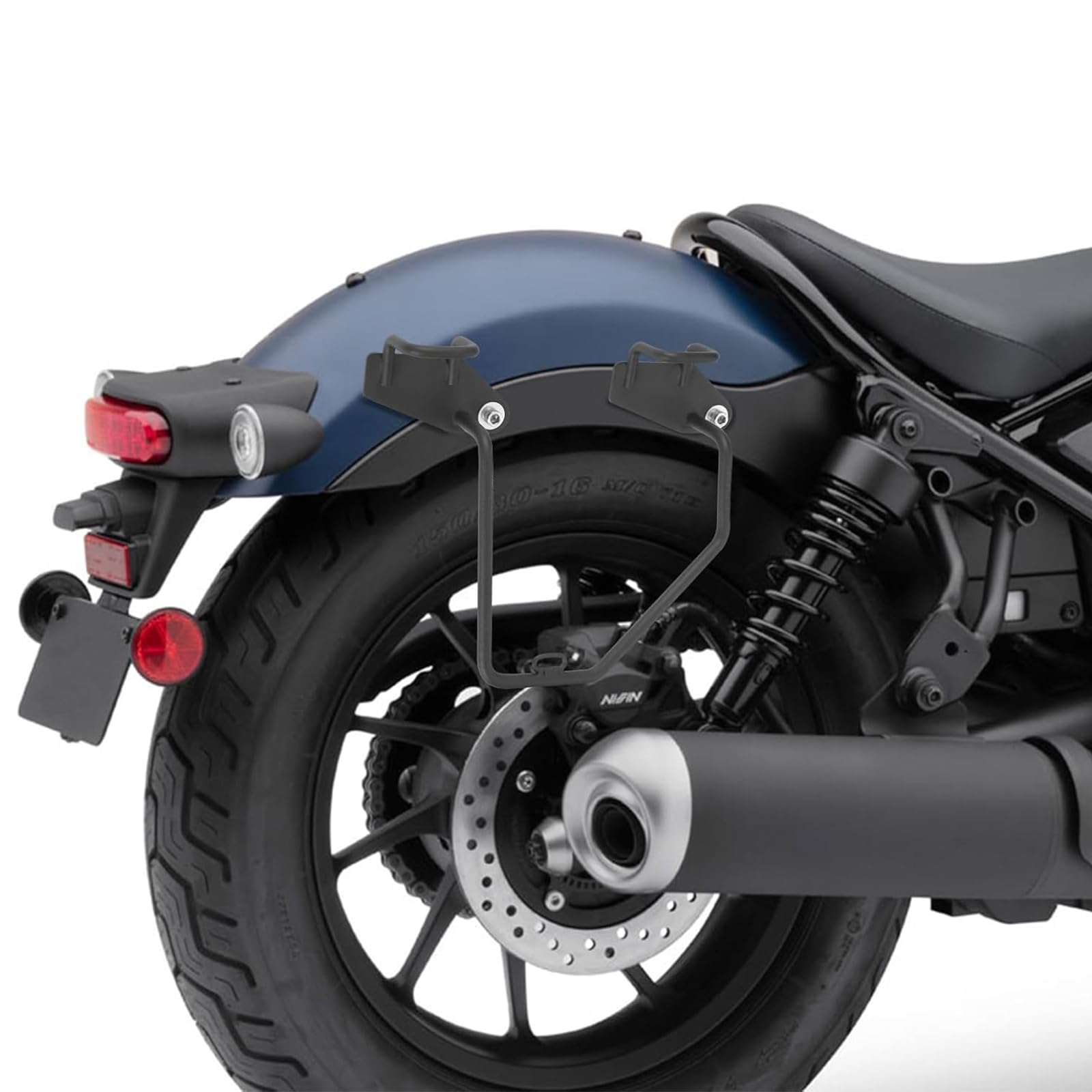 

Entrotech Side Bag Support for Rebel Saddlebag Black Right-Hand 250/500 Motorcycles, High-Strength Support, (Right Side)