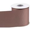 [Tekdeere]Width 100mm Solid Chocolate Chip Grosgrain Ribbon, Perfect for Gift Wrapping, Sewing, Hair Accessories, Wedding Decorations - 22 Meters/roll