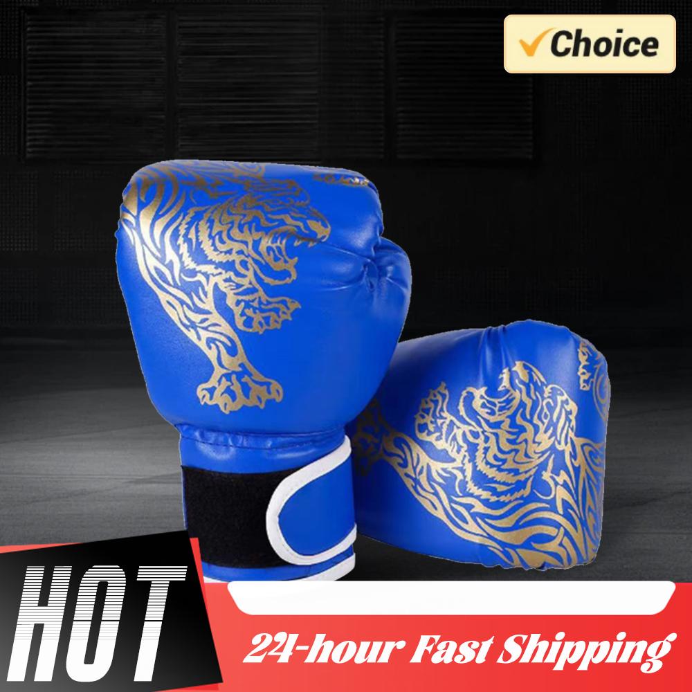 1 Paar Boxhandschuhe Kinder Erwachsene Boxhandschuhe PU Atmungsaktiv Professionelle Boxhandschuhe Kampfhandschuhe Taekwondo Schlaghandschuhe