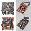 Ethnic Style Small Square Bag With Zipper Closure For Womens Fashion Accessory