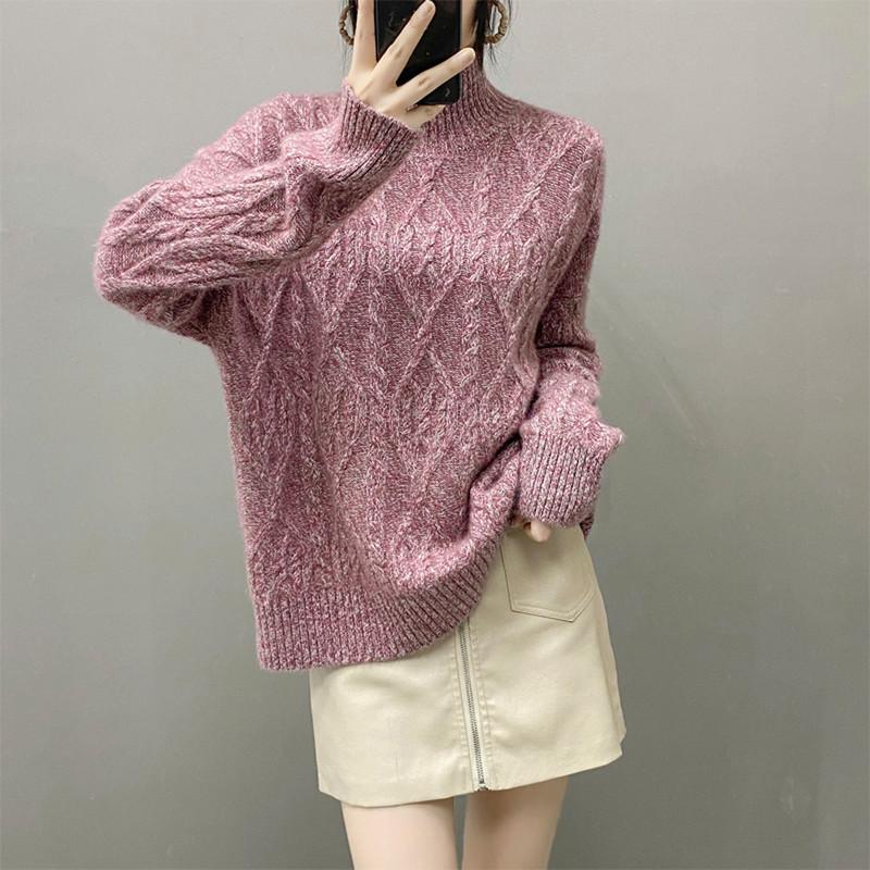Qinghe 100% Pure Cashmere Women's Sweater - Ultra Soft Luxury Winter Pullover