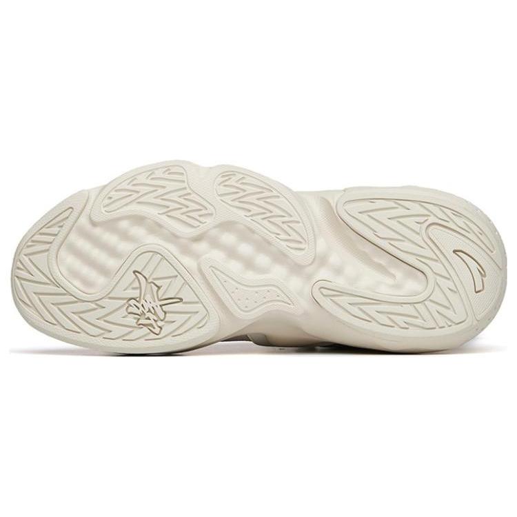 New Anta Bastard Low Top Skateboard Shoes Women's Gray White 122228080-3