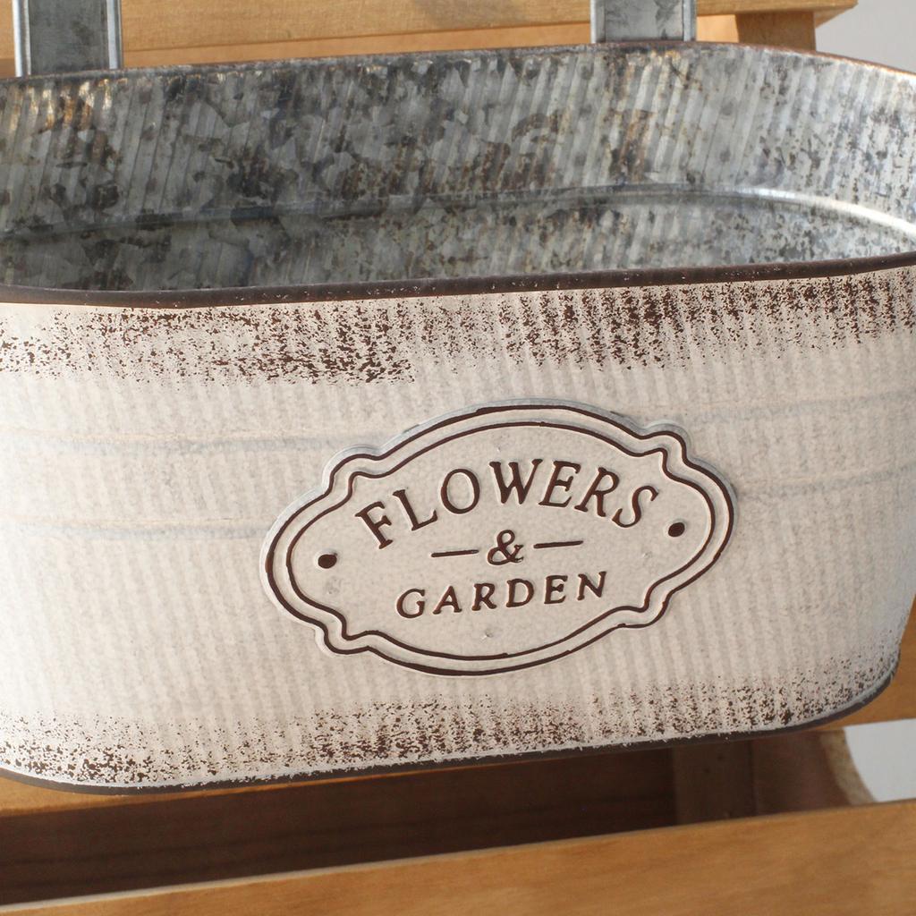 Závěsné květinové sukulenty květináče železné nástěnné vnitřní venkovní dekorace domácí zahrada Kovový kbelík květinový koš