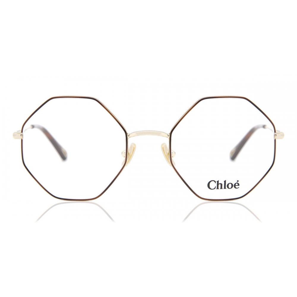 

Ch0022o 008 Unisex Eyeglasses Gold Havana/53